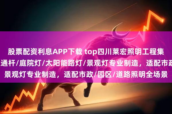 股票配资利息APP下载 top四川莱宏照明工程集团有限公司：中杆灯/交通杆/庭院灯/太阳能路灯/景观灯专业制造，适配市政/园区/道路照明全场景